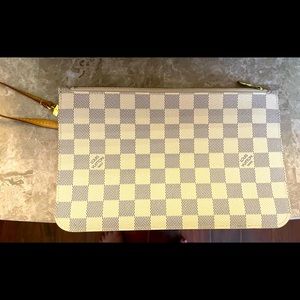 Louis Vuitton Authentic Damier Azure wristlet